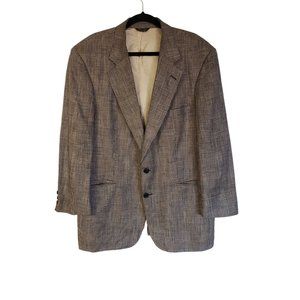 CRICKETEER CHECK HOUNDSTOOTH BLAZER MENS SIZE 44R CHECK  70S